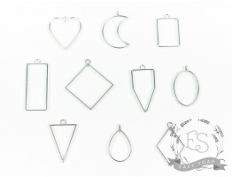 Підвіска-рамка (кулон) під заливку епоксидної смоли (срібло)