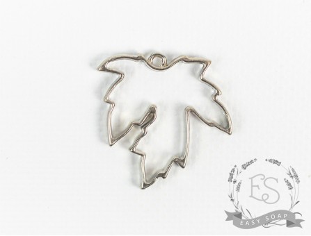 Подвеска-рамка (кулон) "Кленовый лист" (серебро) Подвеска-рамка (кулон) "Кленовый лист" (серебро)