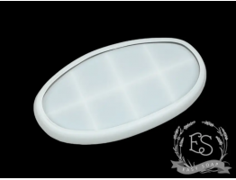 Силиконовая форма для эпоксидной смолы/гипса подставка "Округлый край"