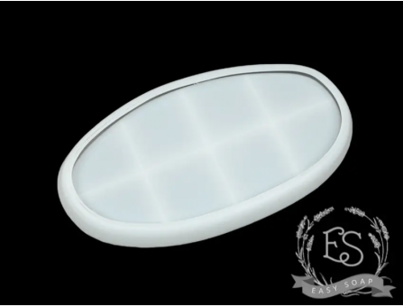 Силіконова форма для епоксидної смоли/гіпсу підставка "Округлий край" Силіконова форма для епоксидної смоли/гіпсу підставка "Округлий край"