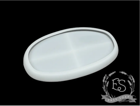 Силіконова форма для епоксидної смоли/гіпсу підставка "Округлий край" маленька Силіконова форма для епоксидної смоли/гіпсу підставка "Округлий край" маленька