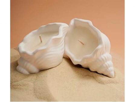 Набір силіконових форм для епоксидної смоли/гіпсу "Мушлі"