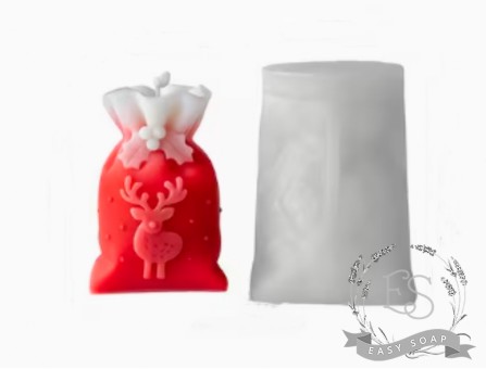 Силиконовая форма "Мешок с олененком" 3D Силиконовая форма "Мешок с олененком" 3D