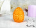 Силиконовая форма "Яйцо ажурное маленькое, ромбы" 3D