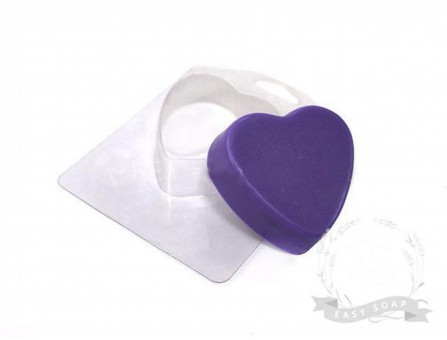 Форма пластиковая для мыла "Сердце классика"