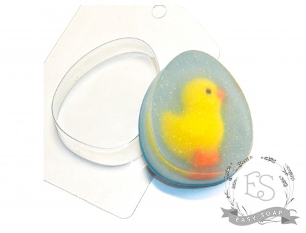 Форма пластиковая для мыла "Яйцо" плоское