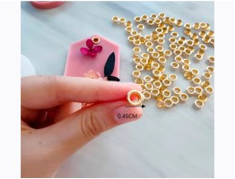 Люверси для воскових саше 4,5 мм (золото)