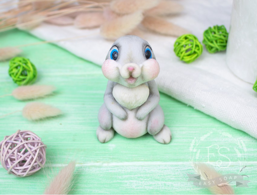 Силиконовая форма для мыла "Кролик мультяшный" 3D