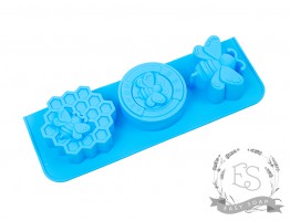 Силиконовая форма "Пчелиное ассорти" набор из 3-х Силиконовая форма "Пчелиное ассорти" набор из 3-х