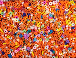 Декор для заливки "Тыквы Джек" (фимо) Декор для заливки "Тыквы Джек" (фимо)