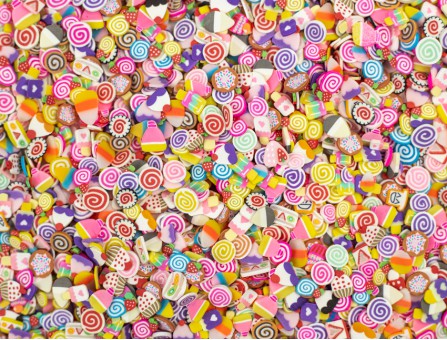 Декор для заливки "Сладости" (фимо) Декор для заливки "Сладости" (фимо)