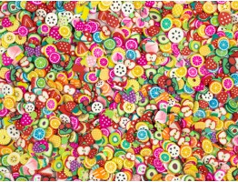 Декор для заливки "Фрукты" (фимо)