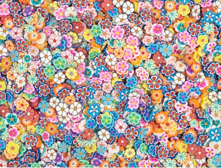 Декор для заливки "Цветы" (фимо)