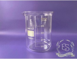 Склянка термостійка вимірювальна 1000 мл