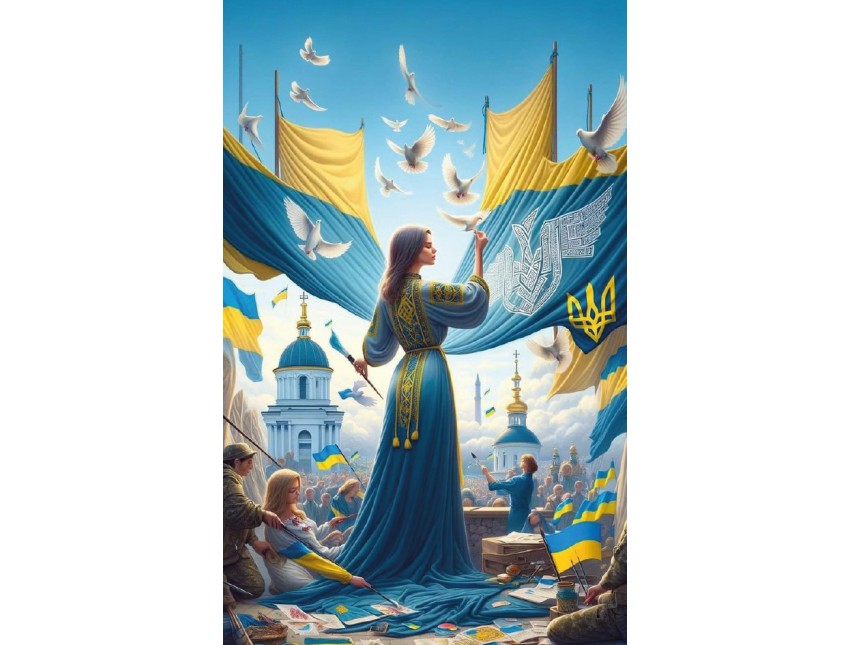 Картинка на водорозчинному папері №150007- 5x5 см