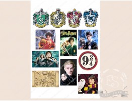 Набор картинок на водорастворимой бумаге "Гарри Поттер"