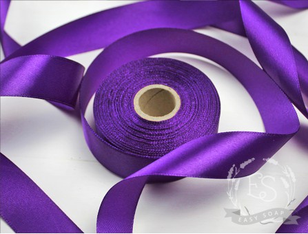 Лента атласная фиолетовый 25 мм