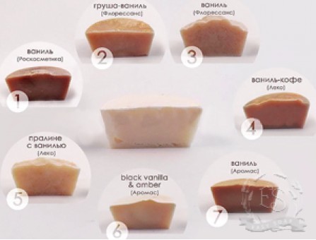 Экспериментальное мыловарение: влияние ванильных отдушек на цвет мыла с нуля