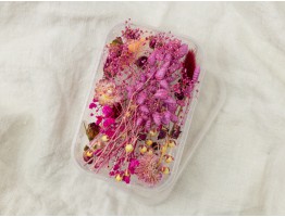 Набор сухоцветов розовый