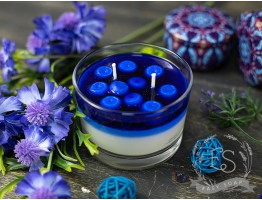 Свічка ручної роботи "Десерт лохина" Свічка ручної роботи "Десерт лохина"