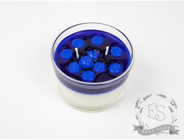 Свічка ручної роботи "Десерт лохина" Свічка ручної роботи "Десерт лохина"