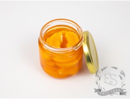 Свічка ручної роботи "Мандаринове варення"