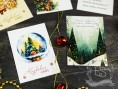 Открытка-мини "Новогодняя" №1 набор из 5-ти