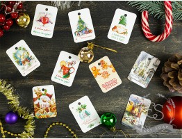 Бирка "Новорічна" №1 набір з 10-ти