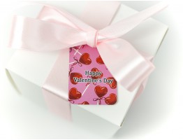 Бирка "Happy Valentine's Day" леденцы, набор из 10-ти Бирка "Happy Valentine's Day" леденцы, набор из 10-ти