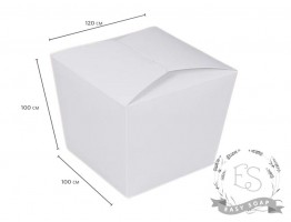 Коробка для свічки Японія 100*100*120 біла