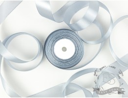 Лента атласная серая 25 мм