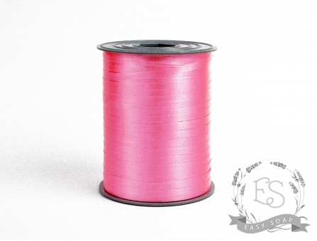 Стрічка пакувальна рожева неонова 5 мм