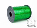 Лента упаковочная голографическая зеленая  5 мм