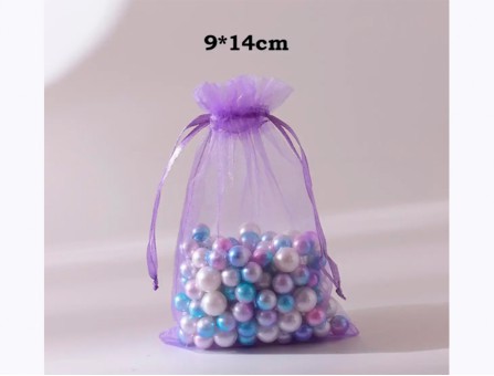 Подарункові мішечки з органзи "9 * 14 см" (фіолетовий)