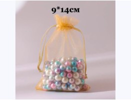 Подарочные мешочки из органзы "9 * 14 см" (карамельный)
