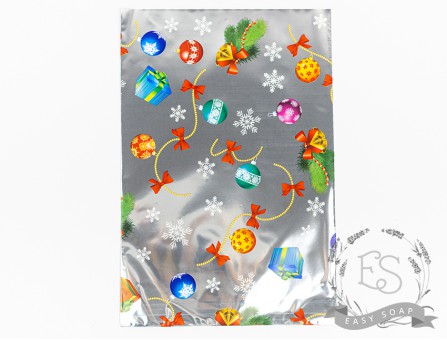 Пакет упаковочный "Новогодний" 20*30 см Пакет упаковочный "Новогодний" 20*30 см