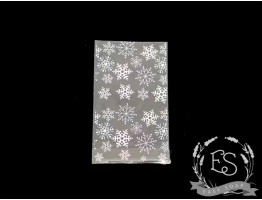 Пакет подарунковий 13*28 см "Сніжинки" (прозорий) Пакет подарунковий 13*28 см "Сніжинки" (прозорий)