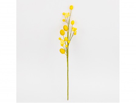 Гілочка з великодніми крашанками (жовтий)