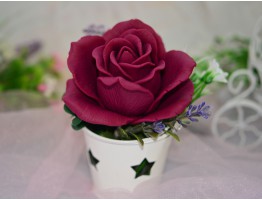 Силіконова форма для мила "Троянда Амелія" 3D