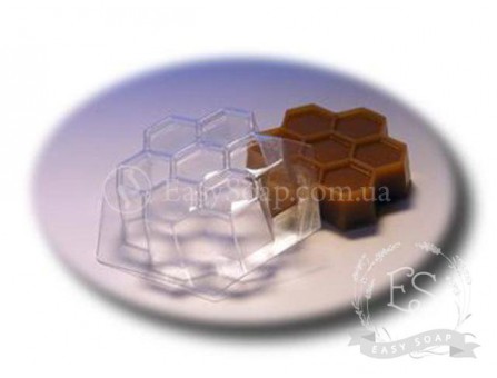 Форма пластиковая для мыла "Пчелиные соты"