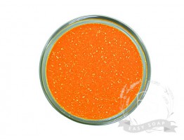 Глиттер флуоресцентный радужный оранжевый