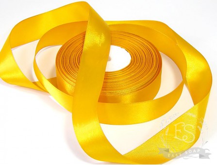 Лента атласная желтый грушевый 25 мм
